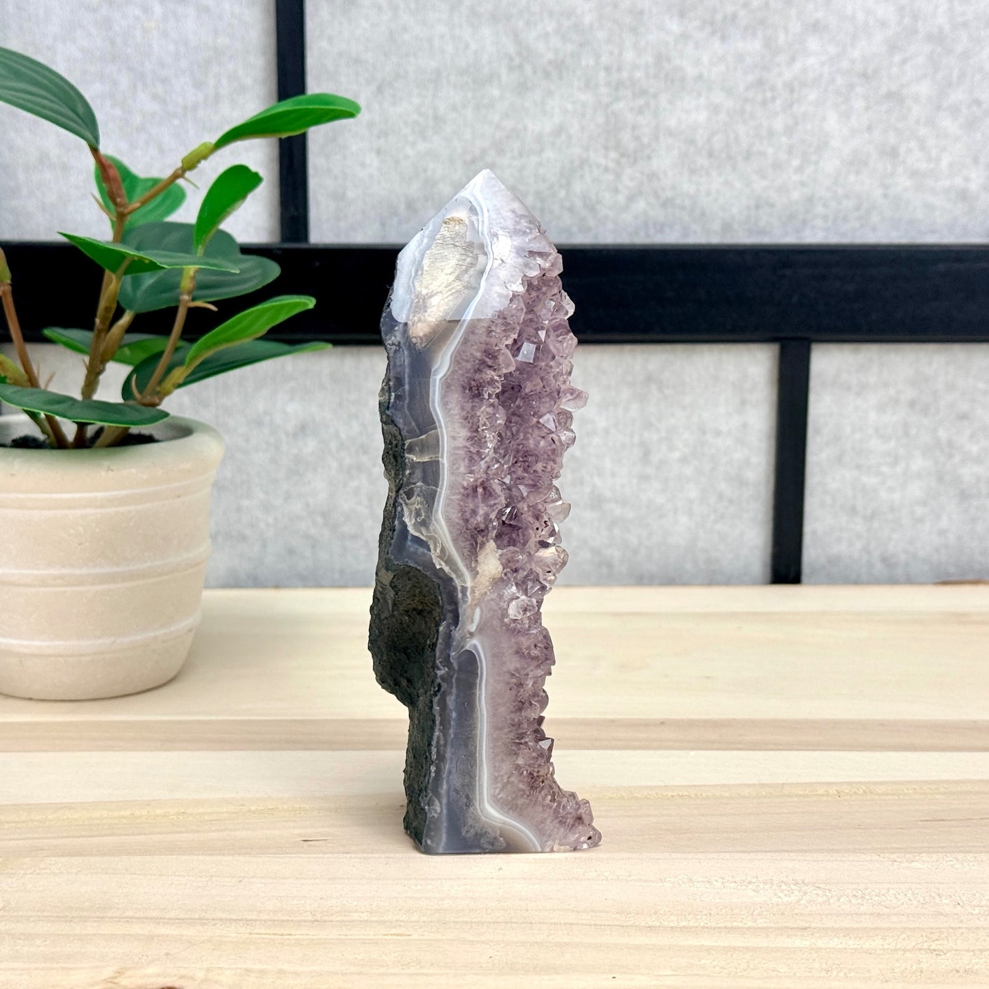 Amethyst Cluster Tower A - Itsy's Crystal Cove LLC