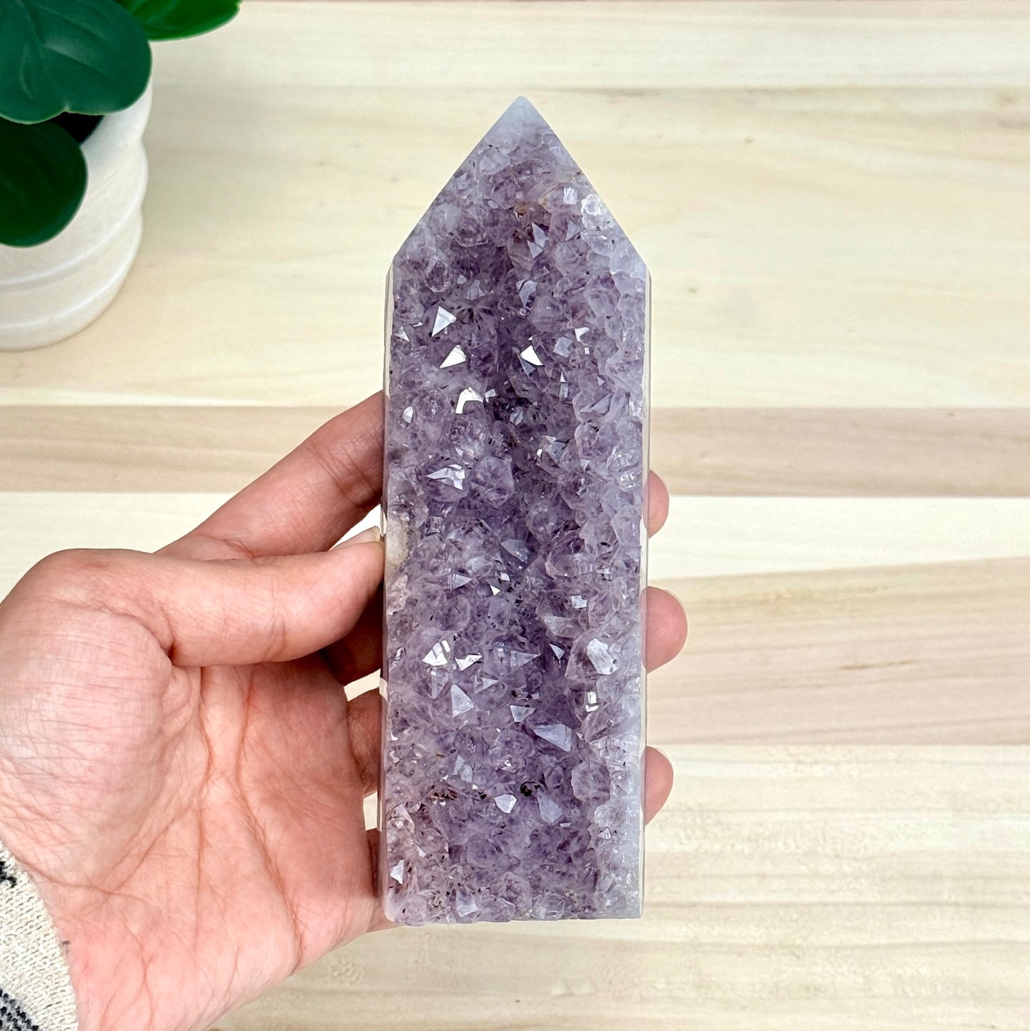 Amethyst Cluster Tower A - Itsy's Crystal Cove LLC