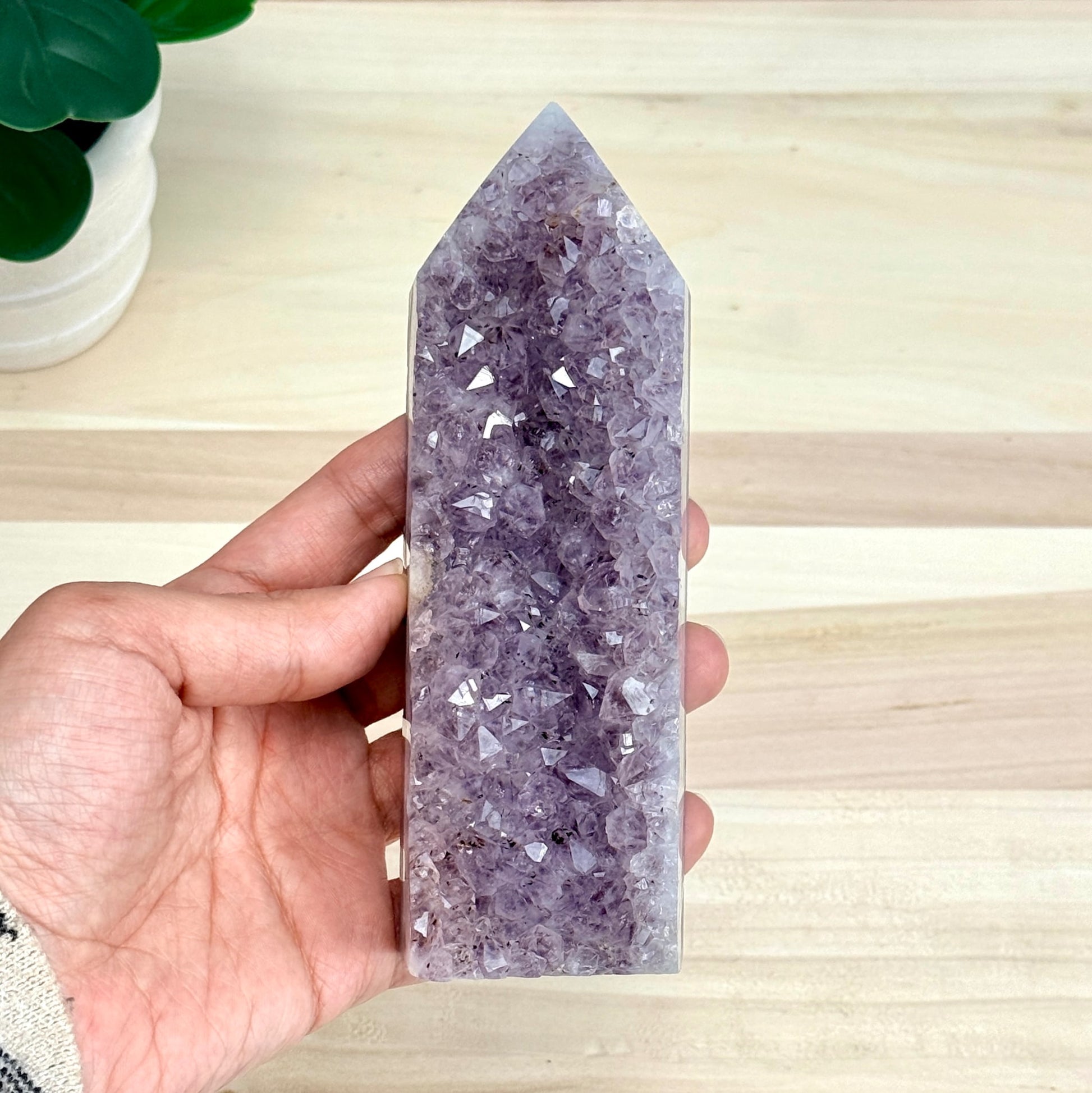 Amethyst Cluster Tower A - Itsy's Crystal Cove LLC