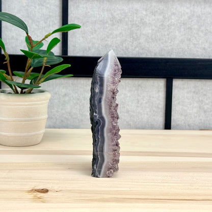 Amethyst Cluster Tower B - Itsy's Crystal Cove LLC