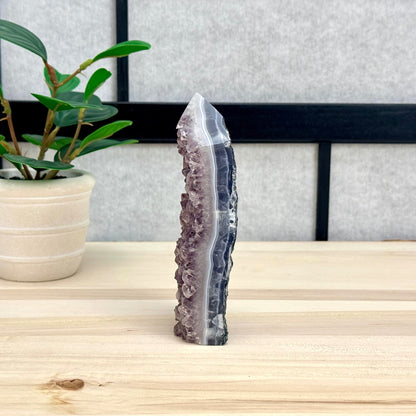 Amethyst Cluster Tower B - Itsy's Crystal Cove LLC