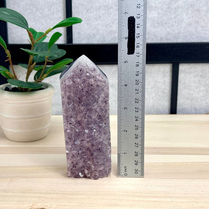 Amethyst Cluster Tower B - Itsy's Crystal Cove LLC