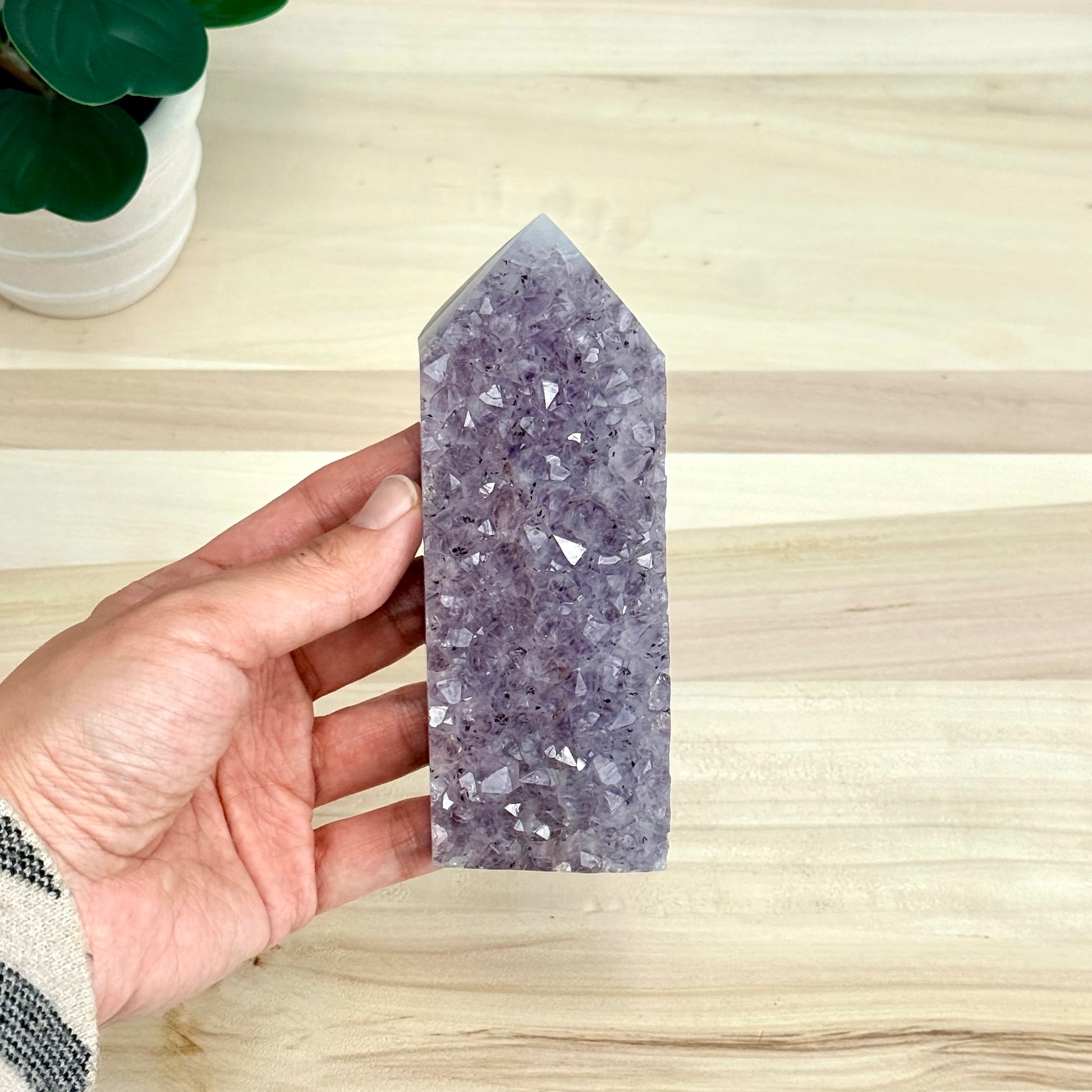 Amethyst Cluster Tower B - Itsy's Crystal Cove LLC