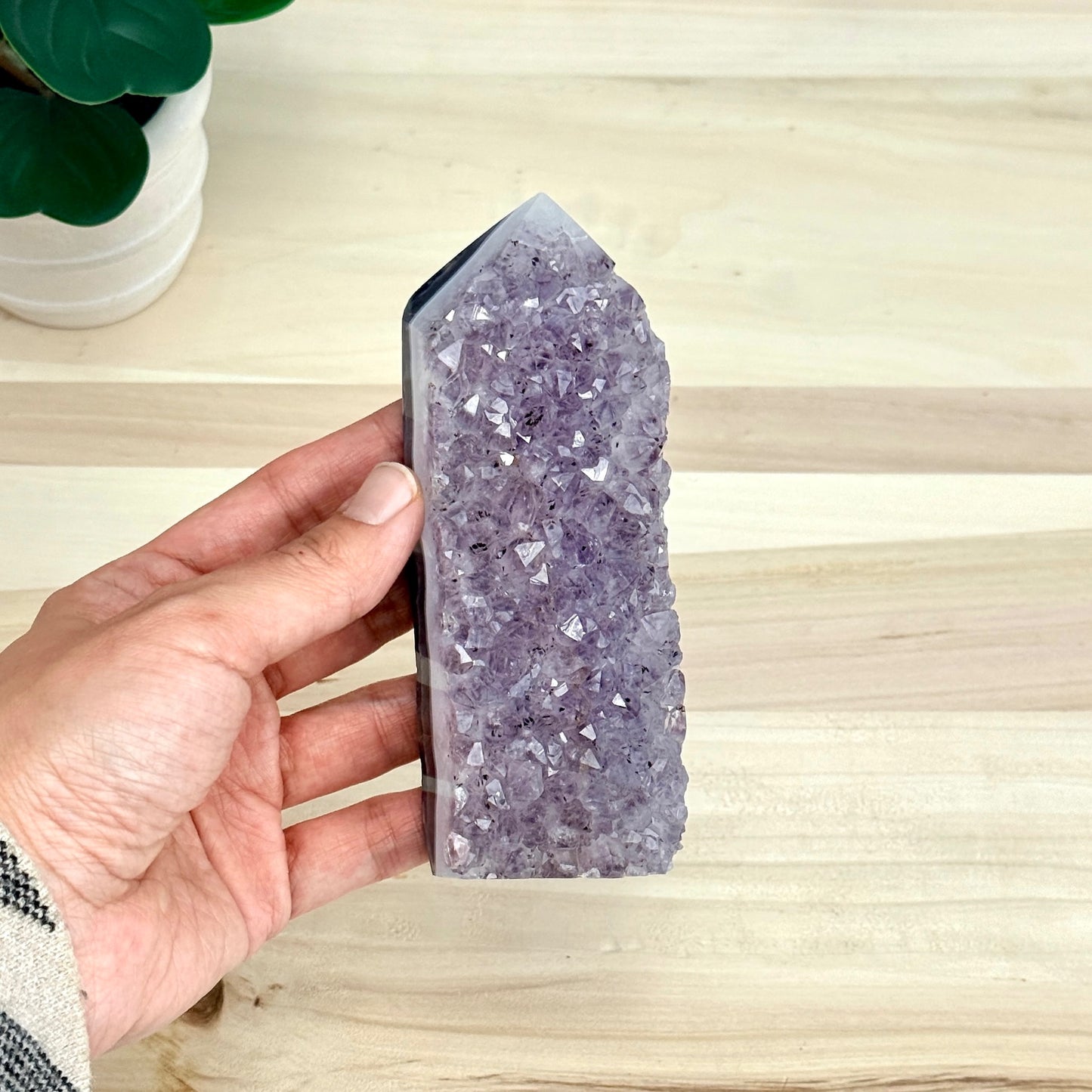 Amethyst Cluster Tower B - Itsy's Crystal Cove LLC