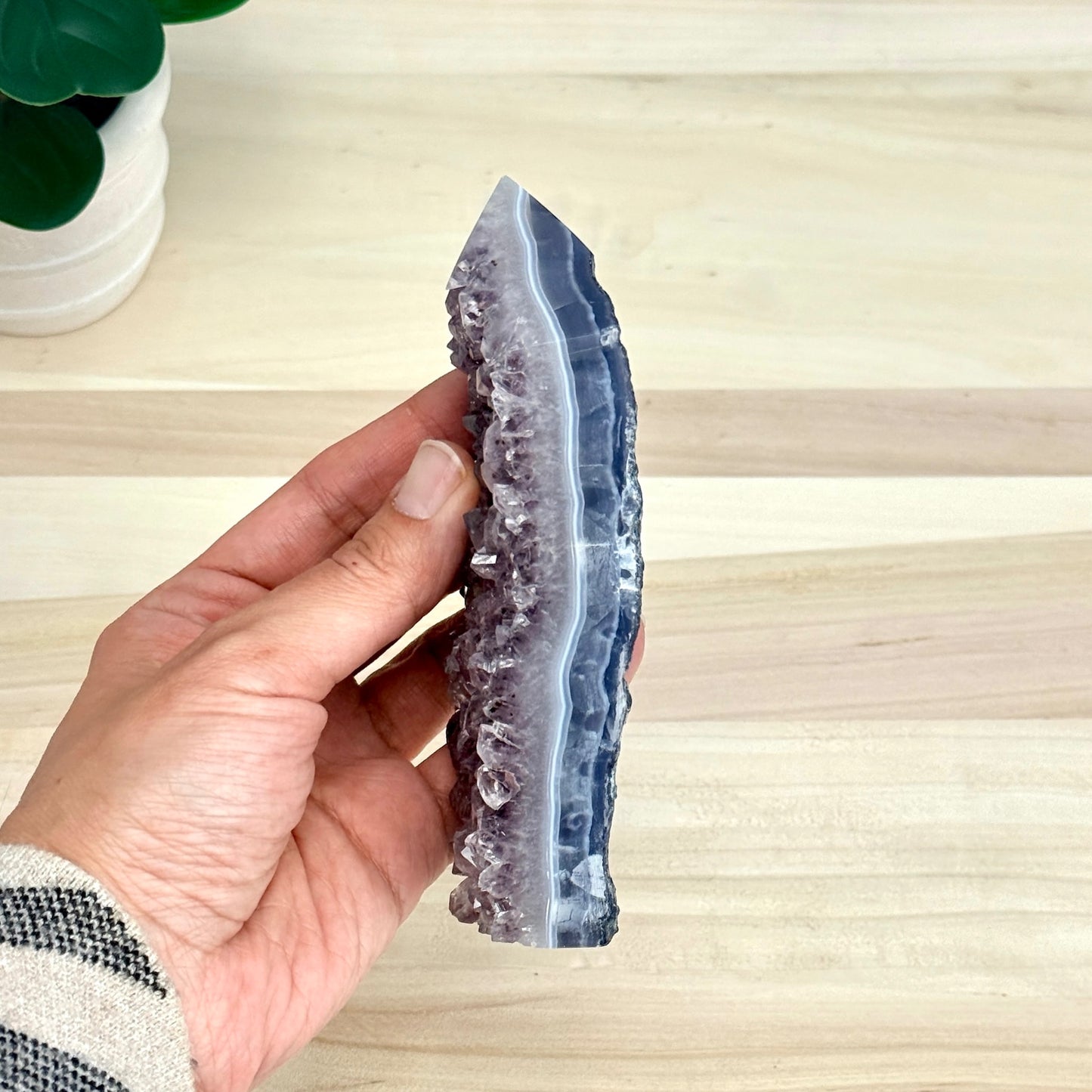 Amethyst Cluster Tower B - Itsy's Crystal Cove LLC