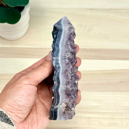 Amethyst Cluster Tower C - Itsy's Crystal Cove LLC