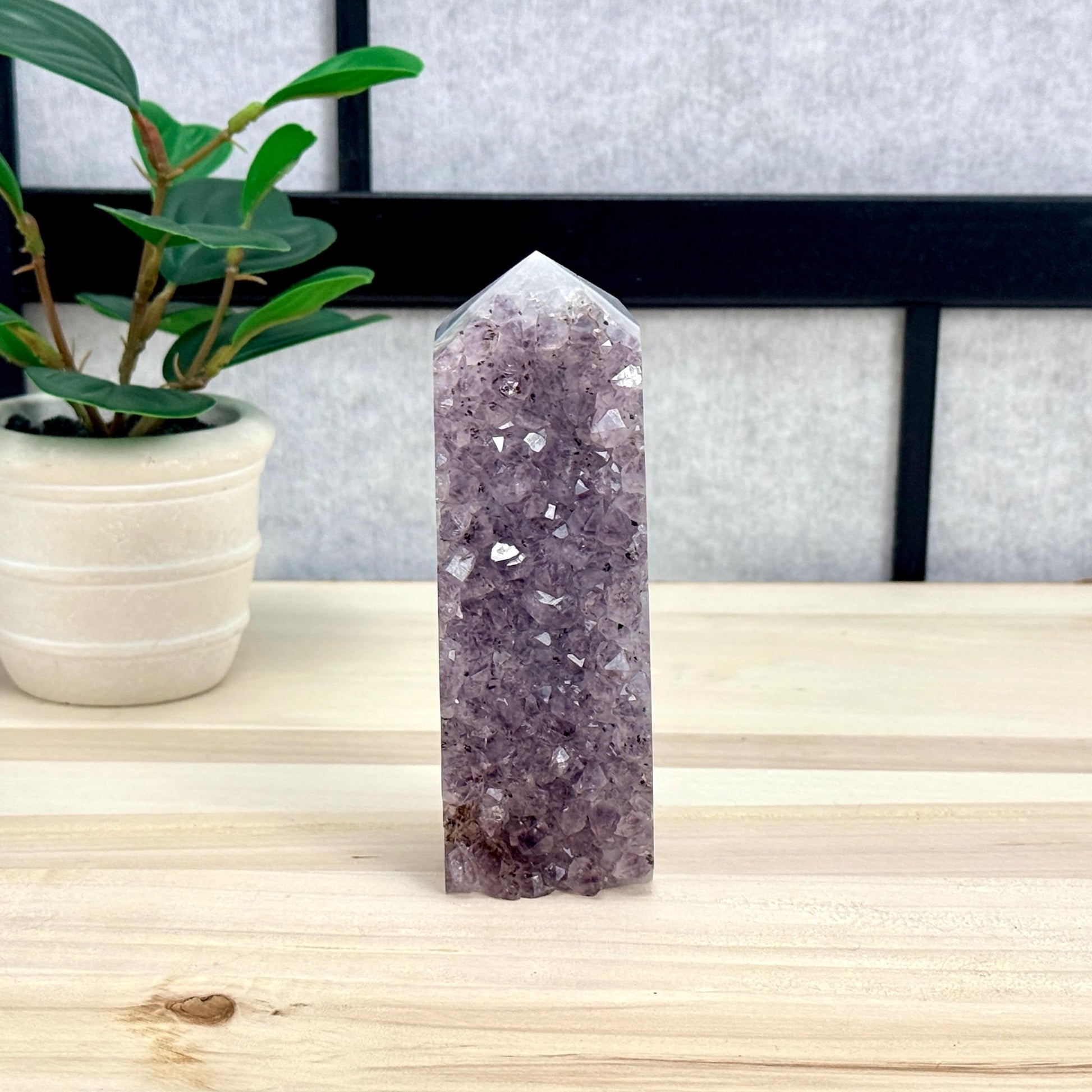 Amethyst Cluster Tower C - Itsy's Crystal Cove LLC