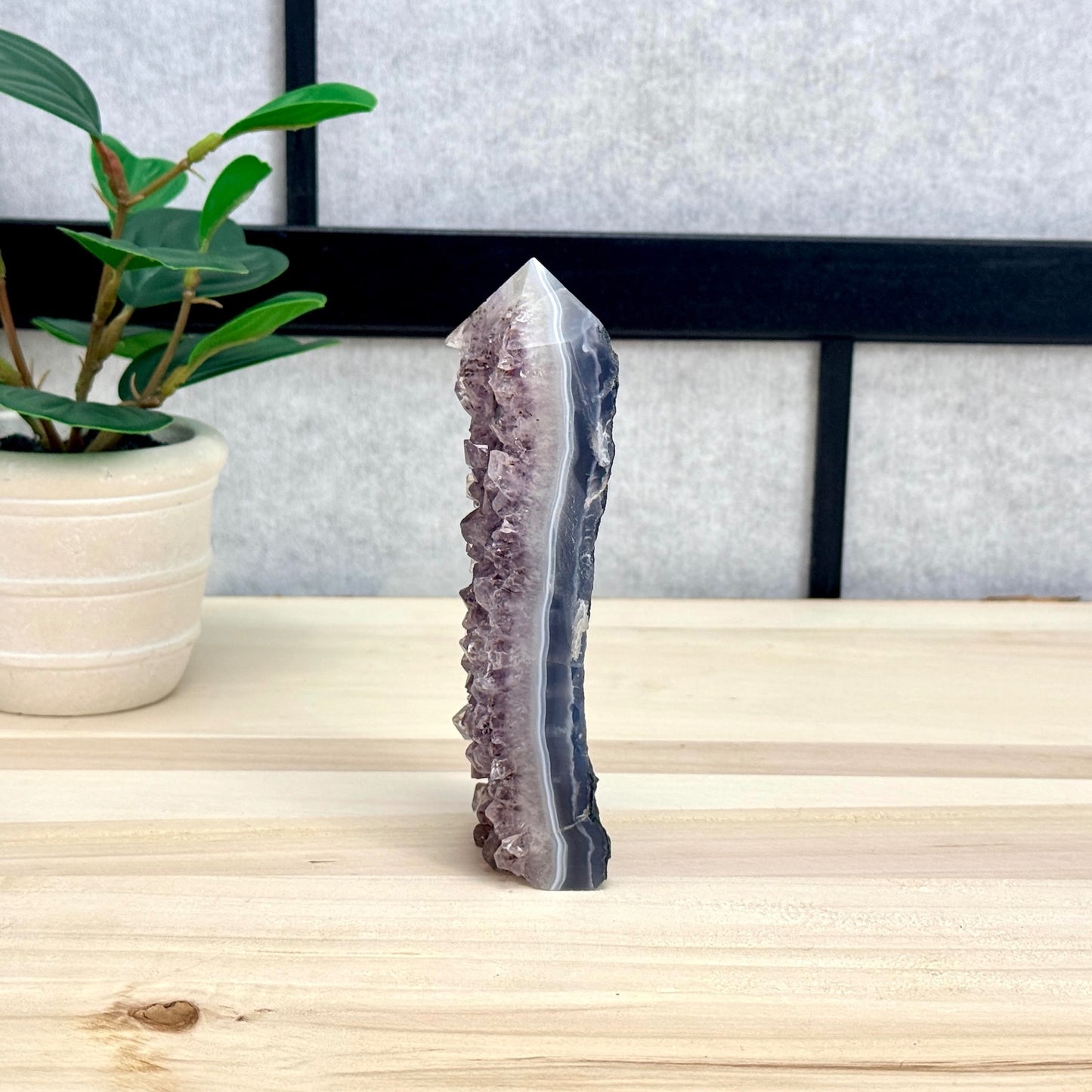 Amethyst Cluster Tower C - Itsy's Crystal Cove LLC