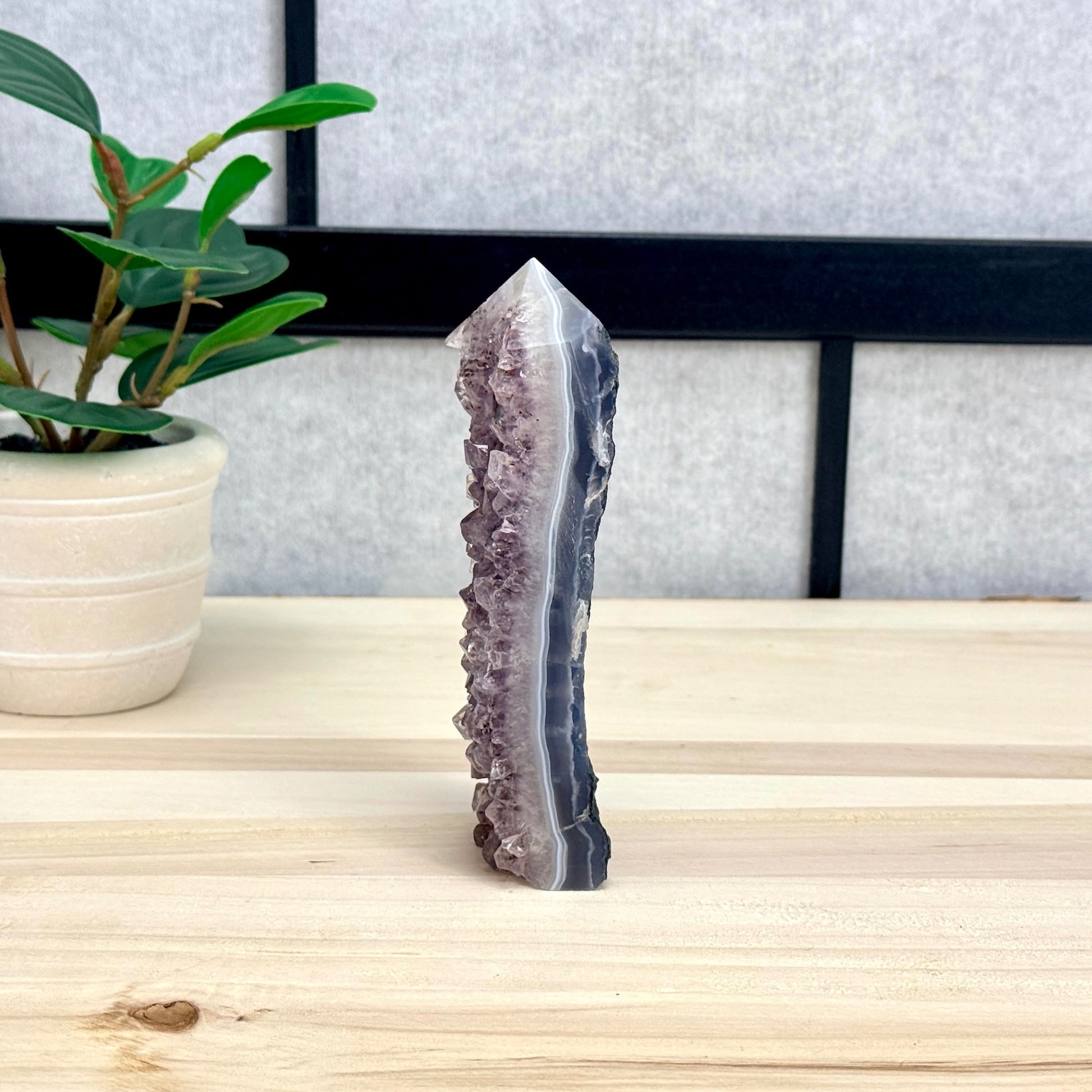 Amethyst Cluster Tower C - Itsy's Crystal Cove LLC