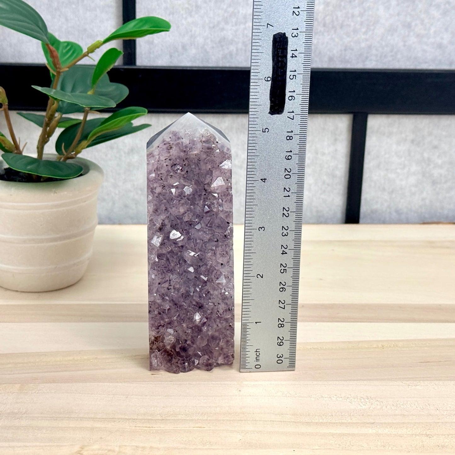 Amethyst Cluster Tower C - Itsy's Crystal Cove LLC