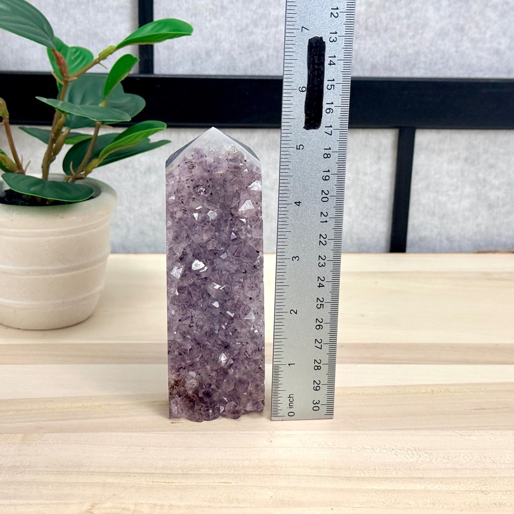 Amethyst Cluster Tower C - Itsy's Crystal Cove LLC