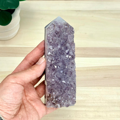 Amethyst Cluster Tower C - Itsy's Crystal Cove LLC