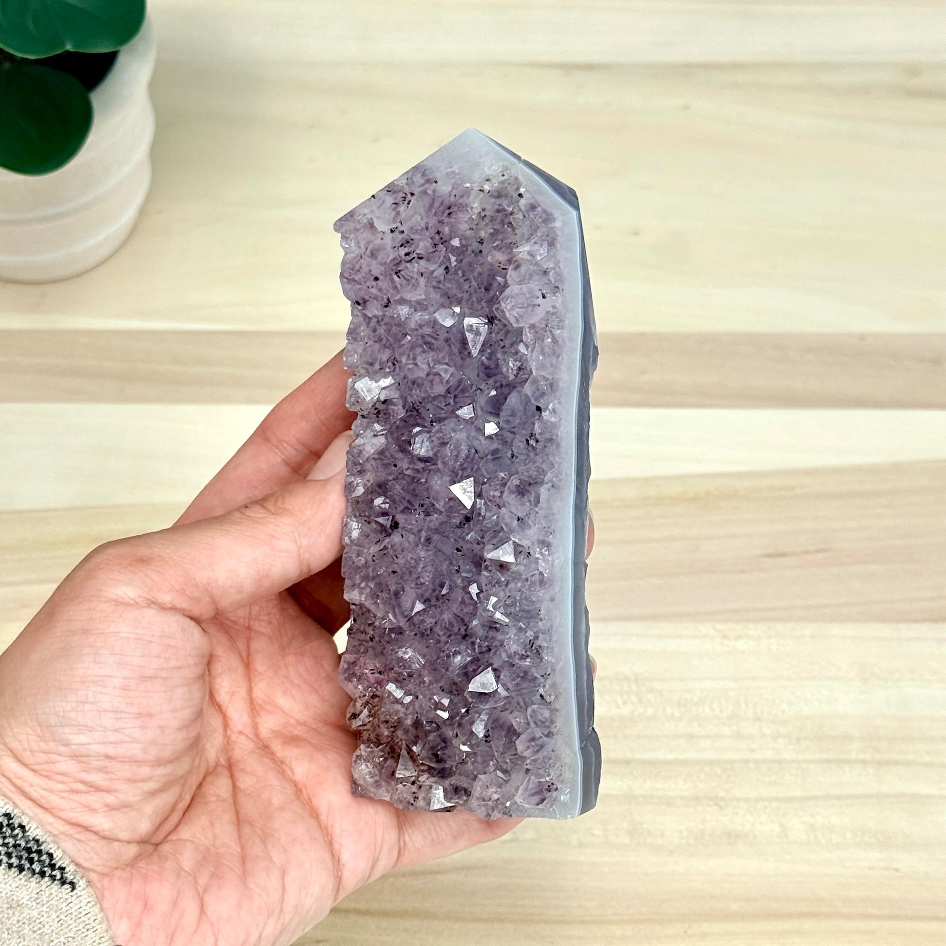 Amethyst Cluster Tower C - Itsy's Crystal Cove LLC