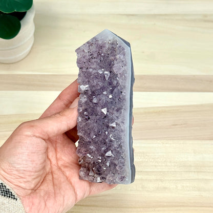 Amethyst Cluster Tower C - Itsy's Crystal Cove LLC