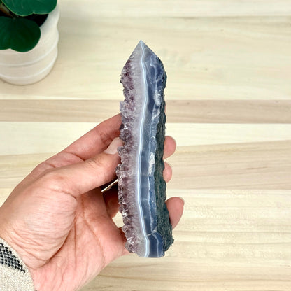 Amethyst Cluster Tower C - Itsy's Crystal Cove LLC